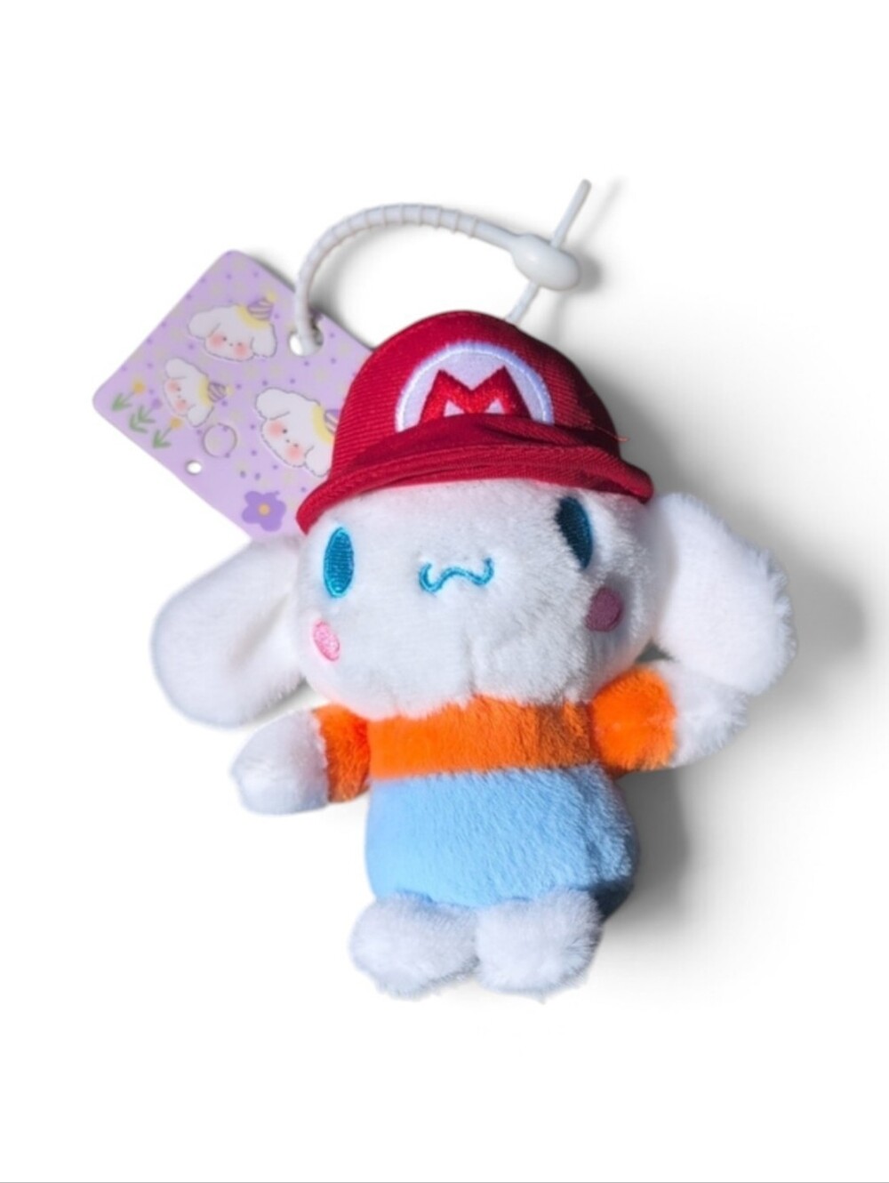 NWT Cinnamonroll Plush Super Mario Red Cap